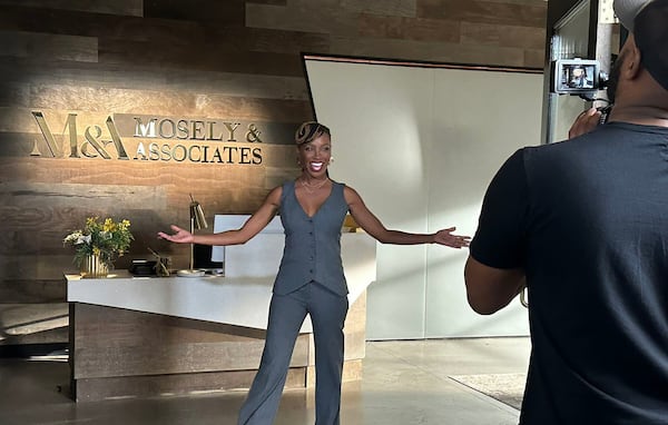 Shanola Hampton, who stars in NBC's "Found," gives "Access Hollywood" a tour of the set while shooting Season 2 in Atlanta in 2024. She will appear at SCAD TVFest. (Rodney Ho/The Atlanta Journal-Constitution/TNS)