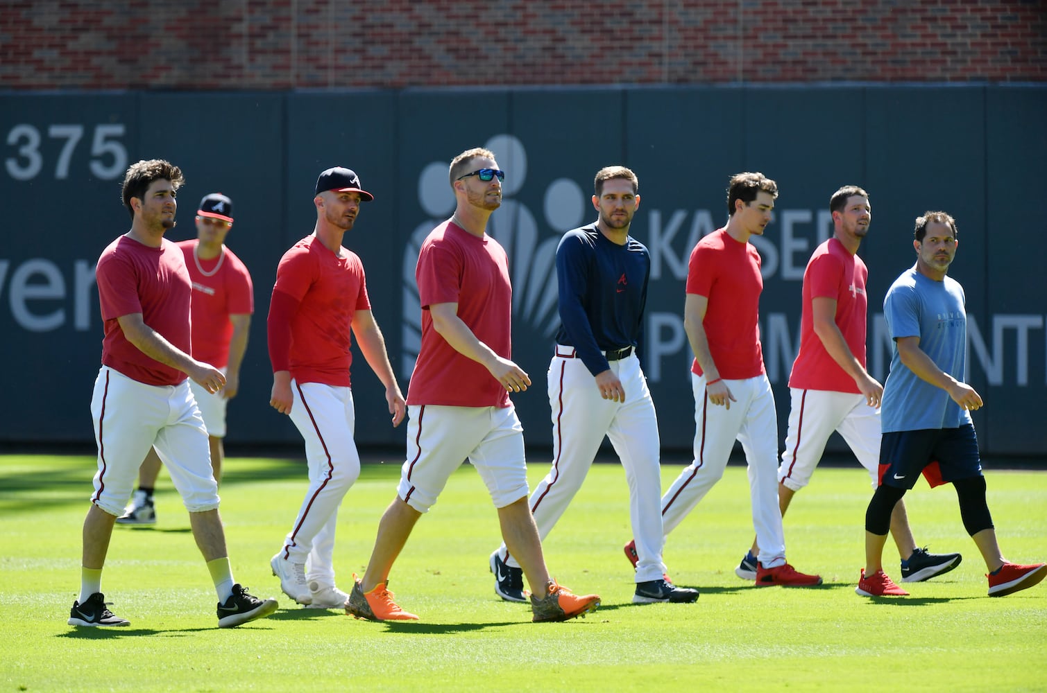 Braves Worksout ahead of NLCS