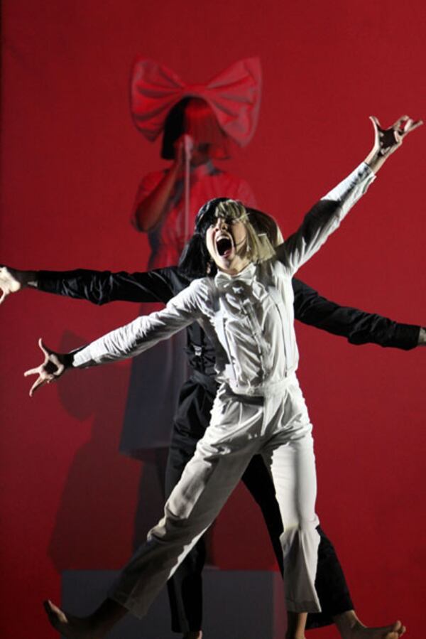 Dancer Maddie Ziegler interprets as Sia performs "Diamonds." Photo: Robb Cohen Photography & Video /www.RobbsPhotos.com