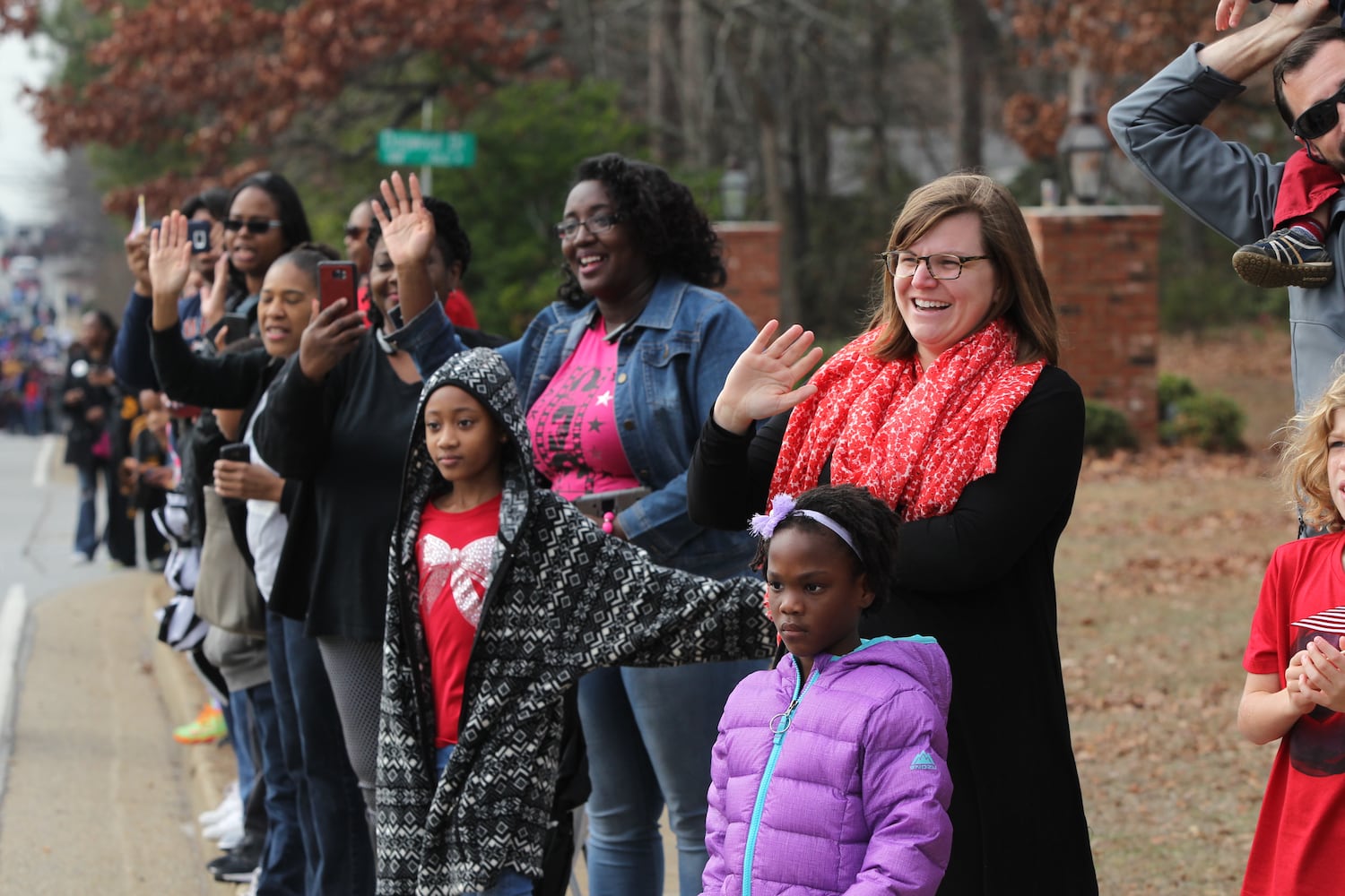 Annual MLK Day parade in Gwinnett County, Jan. 16, 2017