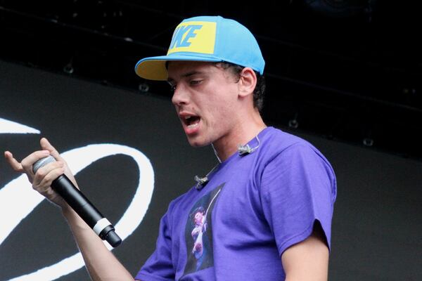 Maryland rapper Logic. Photo: Melissa Ruggieri/AJC