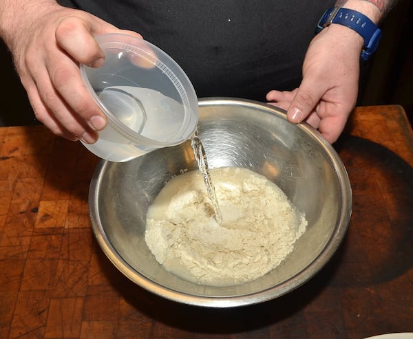 Alma Cocina executive chef Chad Clevenger walks us through the process of making tortillas from scratch. Use this photo step-by-step as you would a recipe. Food styling by Alma Cocina chef Chad Clevenger. (Chris Hunt/Special)