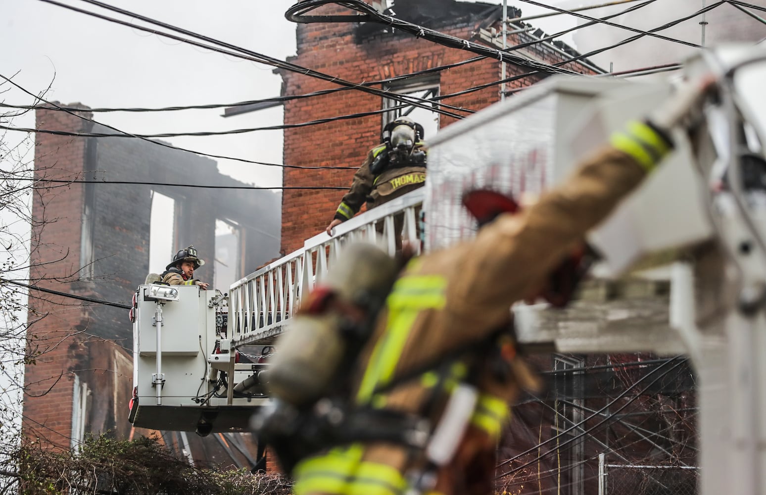 Gaines Hall fire - 4