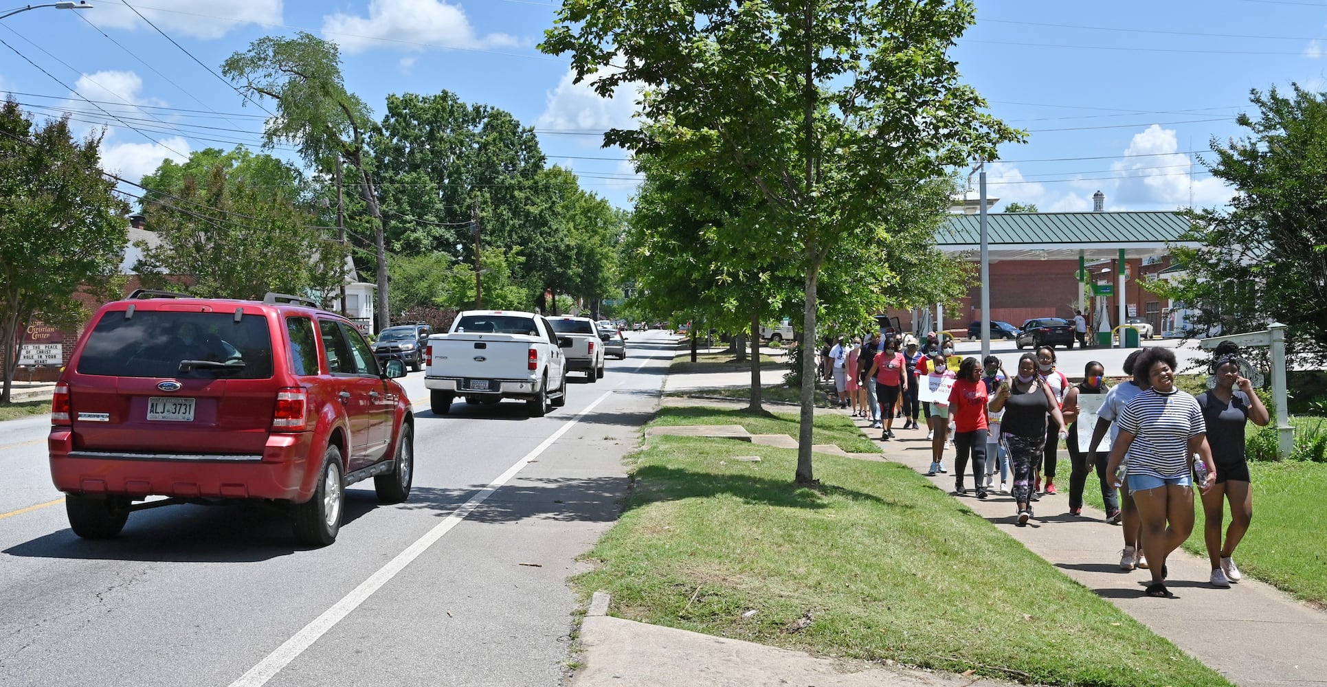 Protests come to rural Georgia