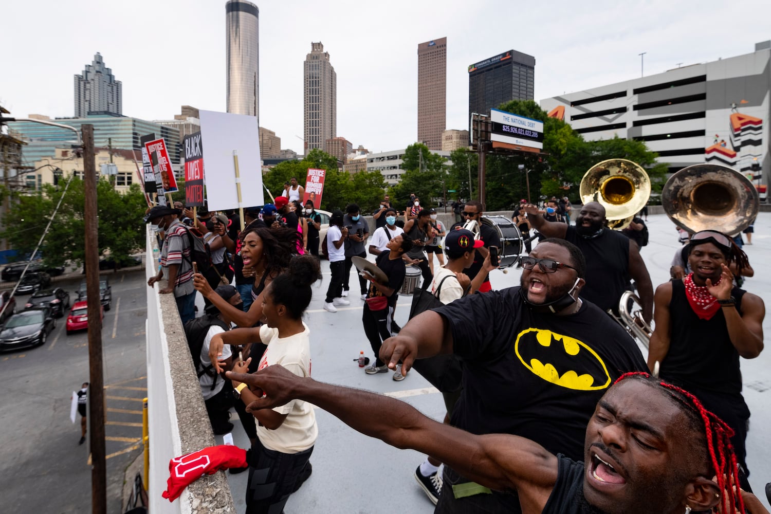 PHOTOS: 9th day of protests in Atlanta