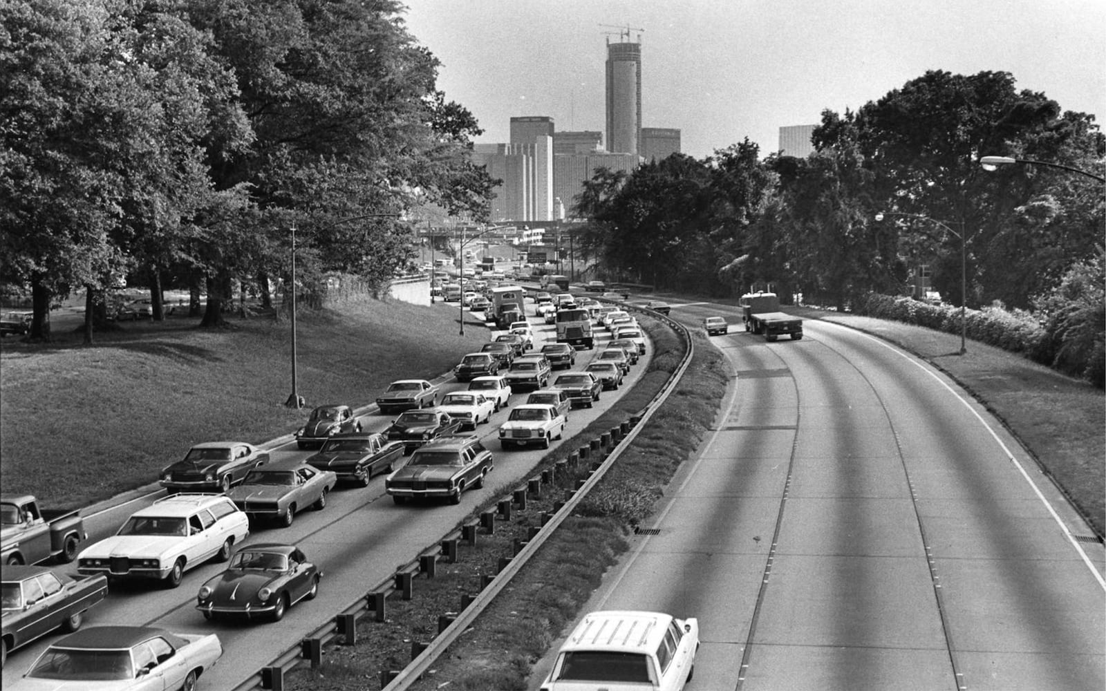 Buildings and streets, 1970s