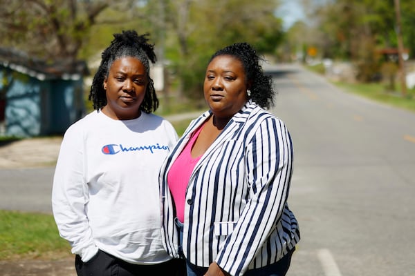 Bridget and Sharlene Richardson sought to hold the state accountable for its part in the death of their mother Ruthie Richardson, a bystander killed by a GSP pursuit. The incident also left Ruthie Richardson's brother seriously injured. The state settled the case with the family for nearly $2 million. (Miguel Martinez /miguel.martinezjimenez@ajc.com)