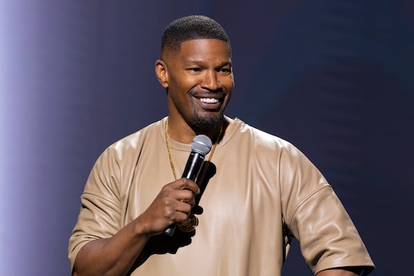 Jamie Foxx's new Netflix special "What Had Happened Was," performed at the Alliance Theatre in Atlanta. (Parrish Lewis/Netflix/TNS)