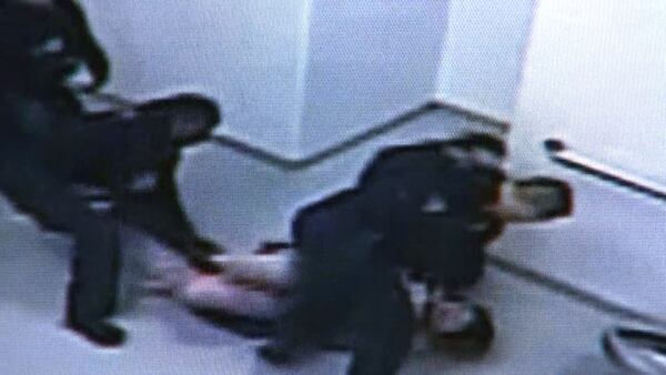 This is a screenshot of video obtained by Channel 2 Action News of the alleged incident. (Photo: Channel 2 Action News)