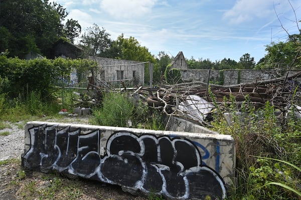 Photograph shows the site of the proposed Atlanta public safety training center at the site of the old Atlanta prison farm in Atlanta on Aug. 9, 2022. (Hyosub Shin / Hyosub.Shin@ajc.com)