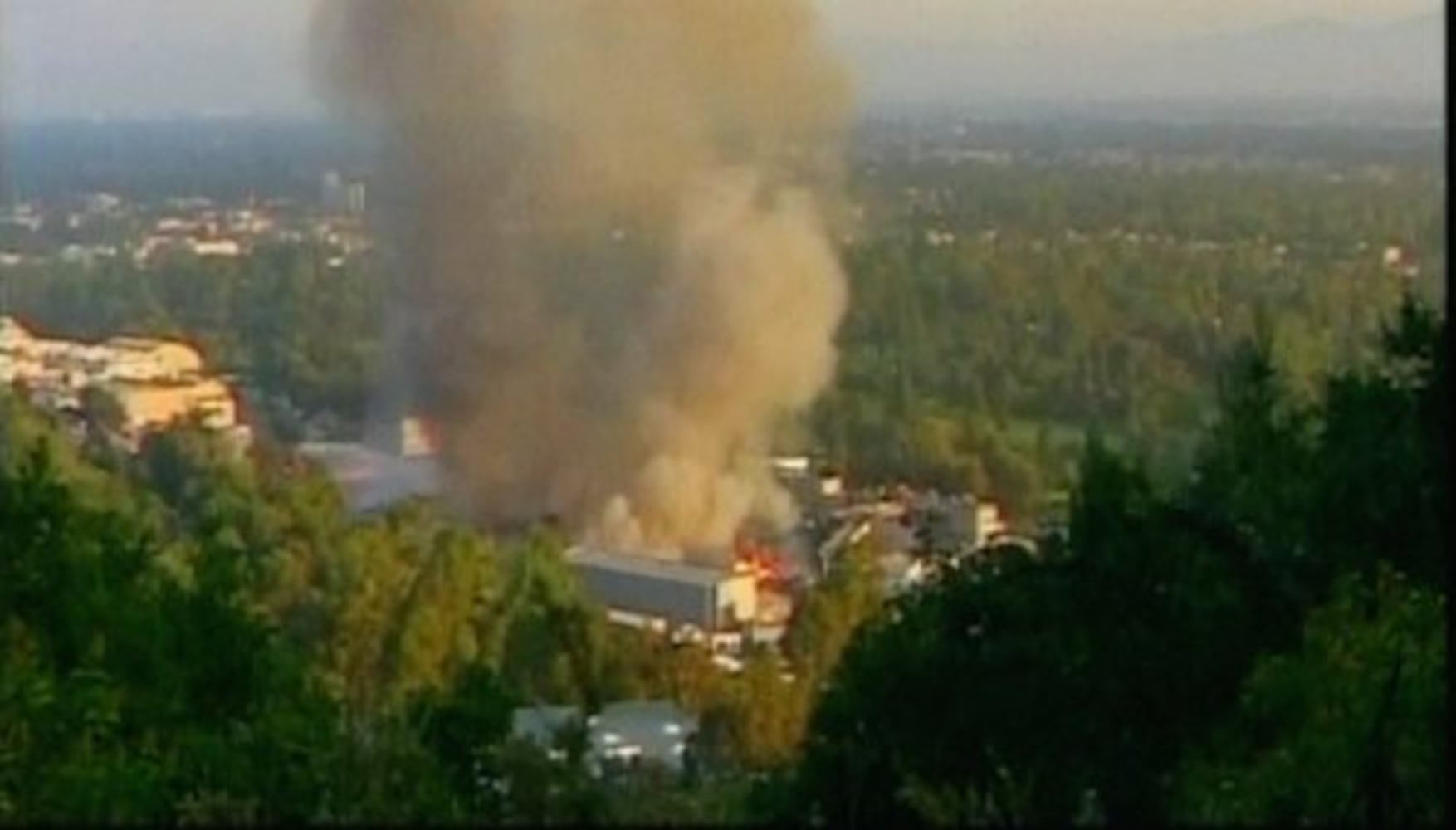 Fire at Universal Studios