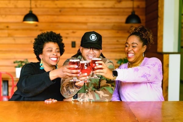 (l. to r.) Crafted For Action Craft Beer Conference team members Jen Price, Kevin Irvin, and Shanelle Pickraum are hosting CraftBeerCon at Atlantucky Brewing in Atlanta from June 19-22.