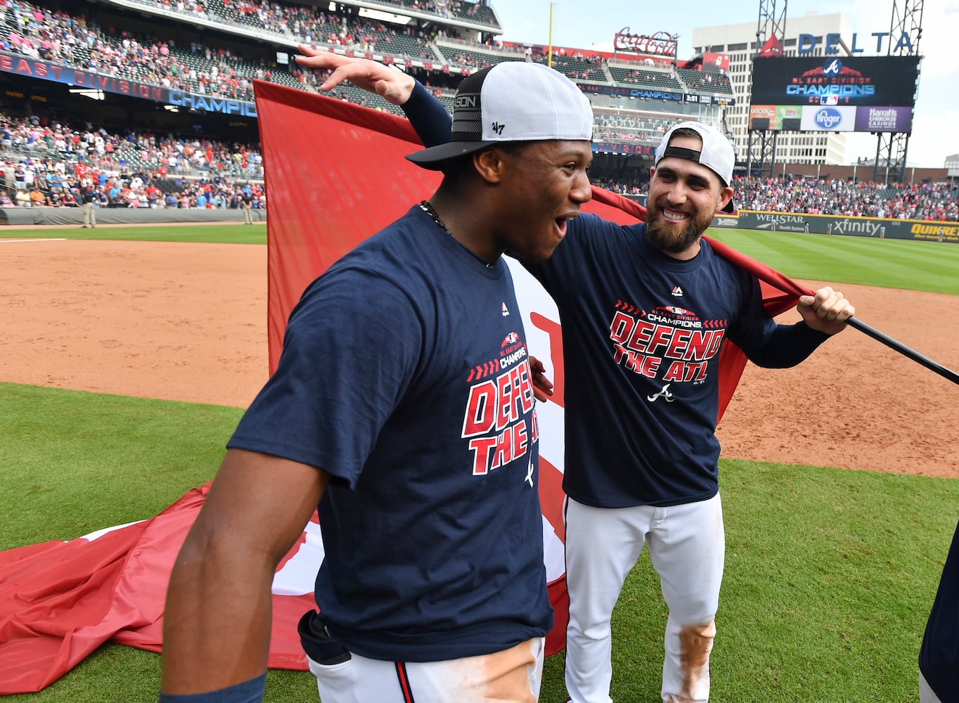 Photos: Braves beat the Phillies, sew up NL East title