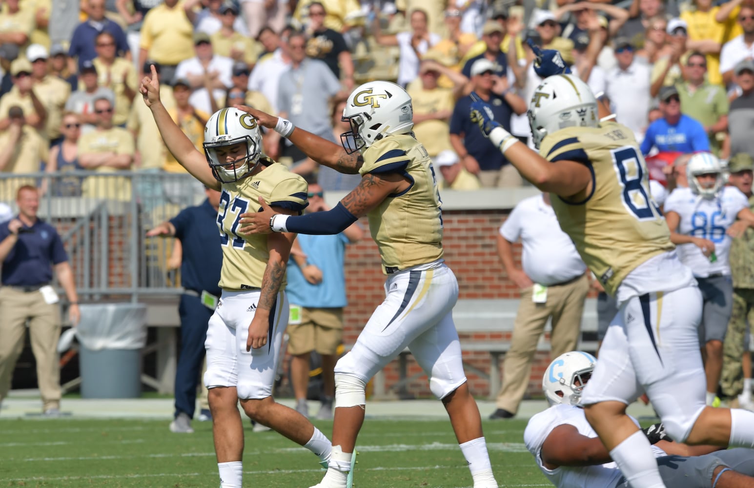 Photos: Georgia Tech is upset by The Citadel