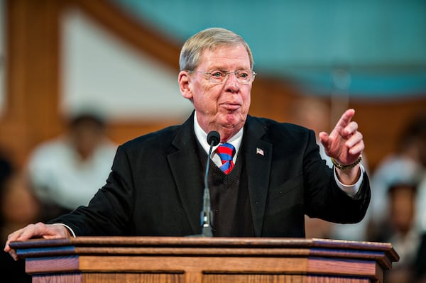 U.S. Sen. Johnny Isakson announced two months ago that he would leave office at the end of the year. But who will fill his Senate seat in the future remains a murky picture. JONATHAN PHILLIPS / SPECIAL