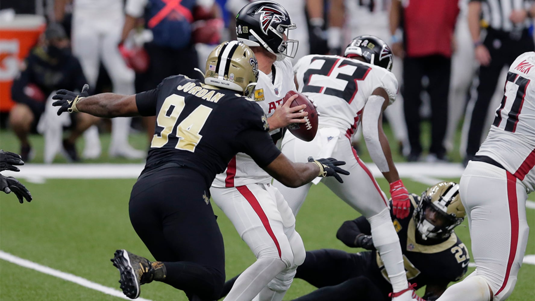 Falcons at Saints