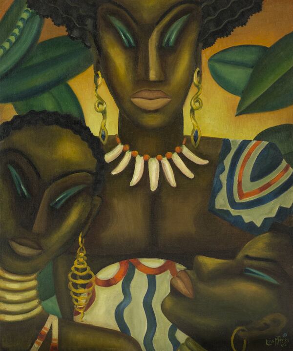 “Africa” by Lois Mailou Jones. CONTRIBUTED BY JOHNSON COLLECTION