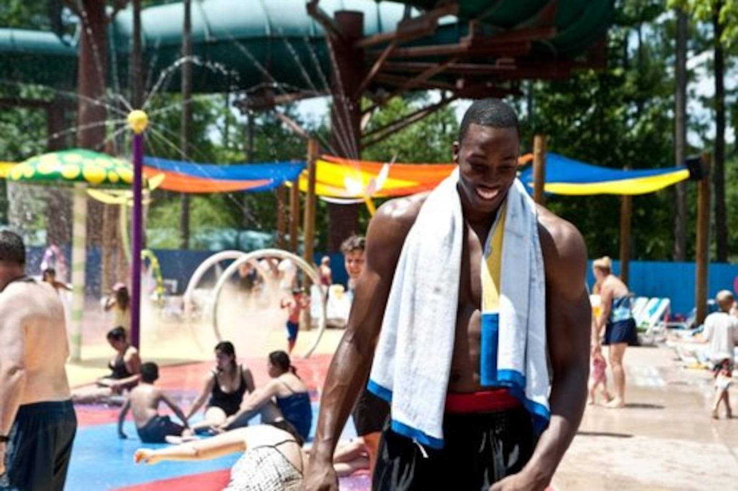 Dwight Howard at Six Flags White Water