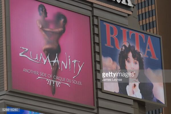 Cirque du Soleil's Zumanity and Rita Rudner both performed at the New York, New York casino. GETTY IMAGES