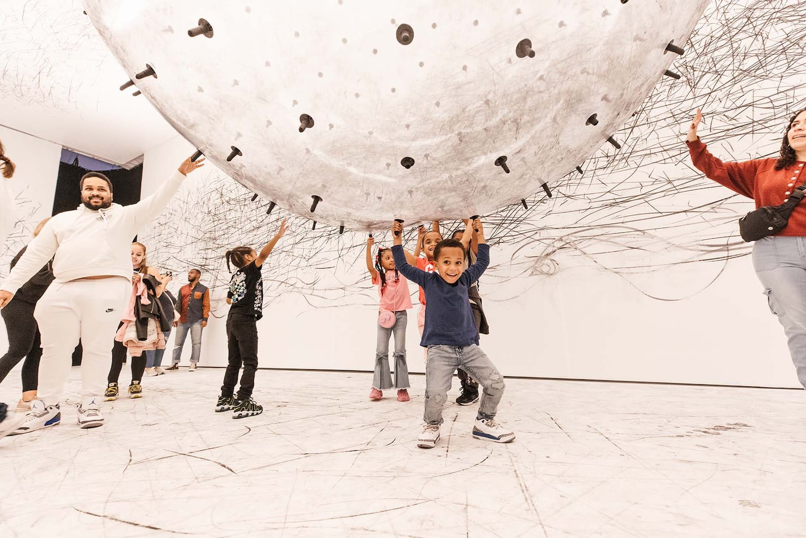 The Balloon Museum will be at Pullman Yards in Atlanta starting Feb. 17. It features a big ball that enables you to "decorate" the room with pens attached to it. BALLOON MUSEUM