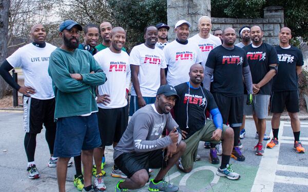 The Atlanta chapter of Black Men Run encourages men with different fitness levels, from marathon runners to those who only jog to the mail box. (Courtesy of Black Men Run Atlanta)