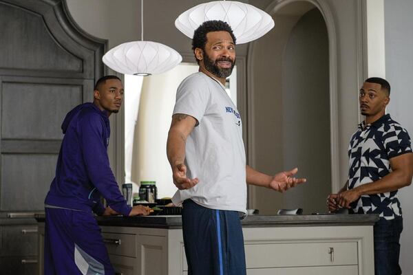 Mke Epps (center) will be back as Uncle Julius next year on a third season of "Survivor's Remorse." CREDIT: Starz