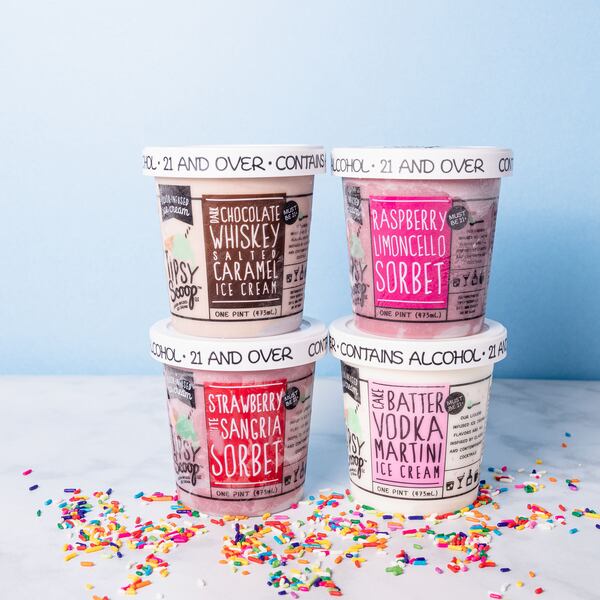 Boozy-infused ice cream is delicious dessert she can enjoy Mother’s Day and beyond.
Courtesy of Tipsy Scoop