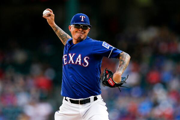 Reliever Jesse Chavez has played for nine different teams while being traded 10 times during a professional baseball career that began when the Rangers drafted him in 2002. (AP Photo/Brandon Wade)