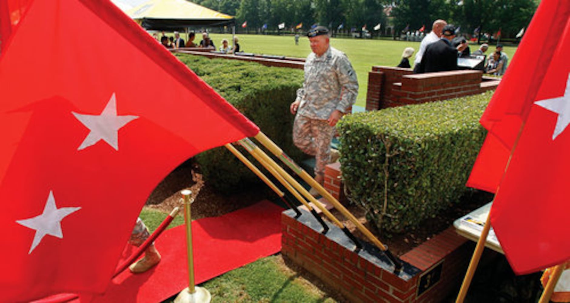 Army change of command ceremony