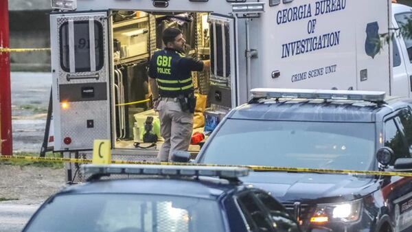 June 29, 2018 Atlanta: The GBI is investigating an officer-involved shooting in downtown Atlanta one of three shootings on Forsyth Street early Friday, June 29, 2018.