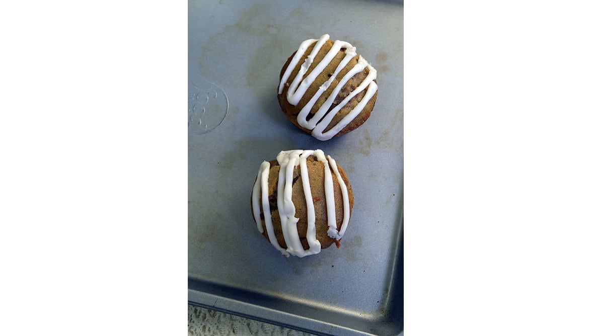 Hummingbird muffins from Good Karma Coffee House in Avondale Estates. / AJC file photo