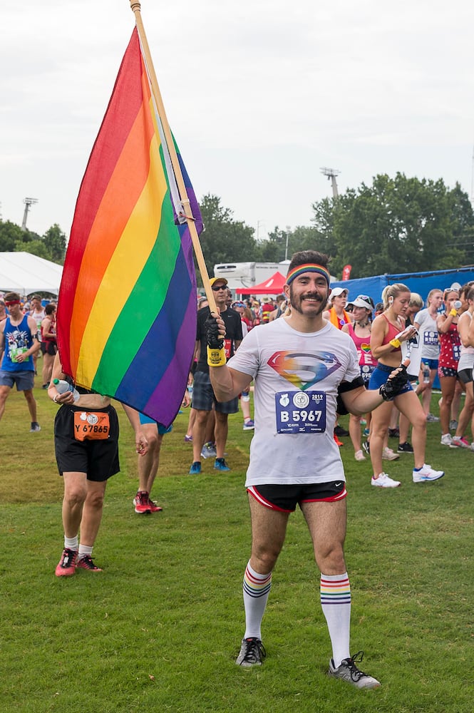 PHOTOS: Scenes at 2019 AJC Peachtree Road Race