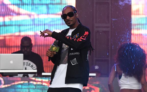 Snoop Dogg performs at the Tortuga Music Festival in Fort Lauderdale, Florida, on April 6, 2018. (Jim Rassol/Sun Sentinel/TNS)