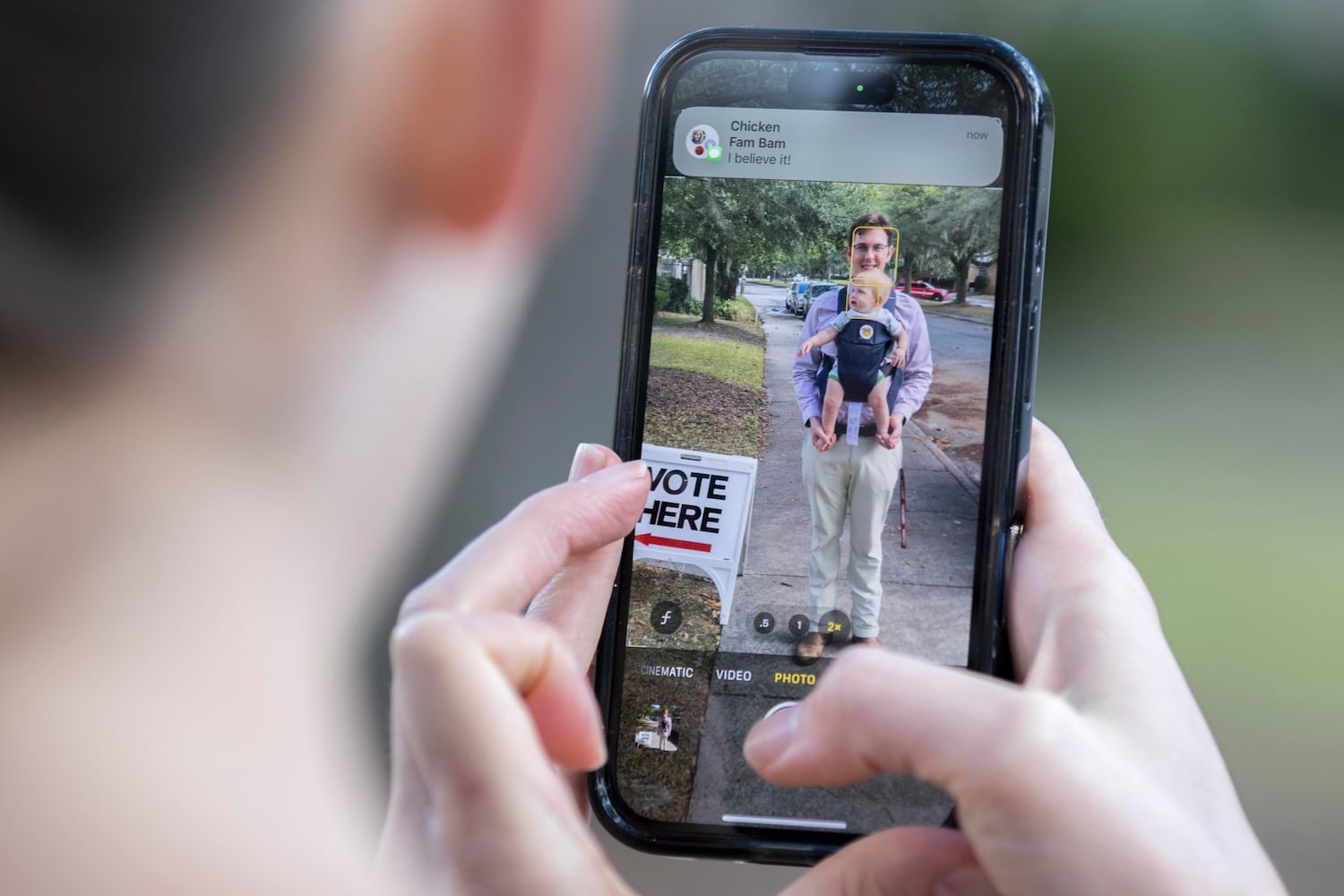 Election day polling place photos in Chatham County