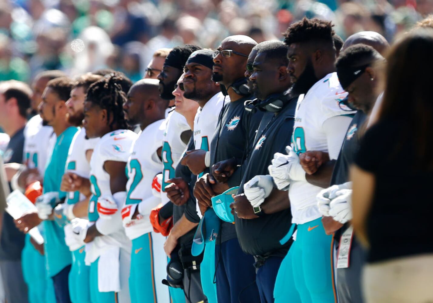 nfl takes a stand on football sunday