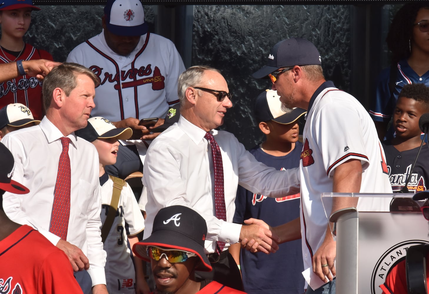 Photos: Braves celebrate landing All-Star game