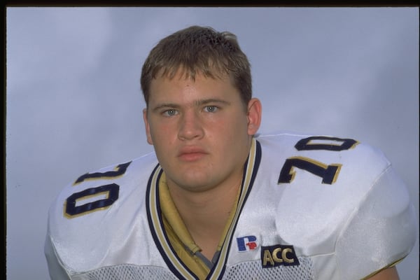 Brent Key, guard for Georgia Tech Yellow Jackets from mugshot CD. Special to the AJC)	