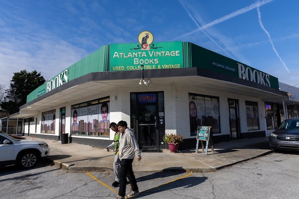 Atlanta Vintage Books has been in operation for 35 years. (Arvin Temkar / AJC)