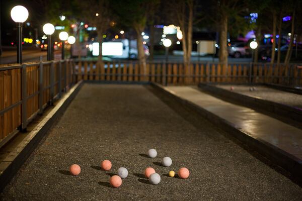 Photos of the Food and Restaurant Double Zero in Atlanta GA by MaiBri Double Zero bocce ball