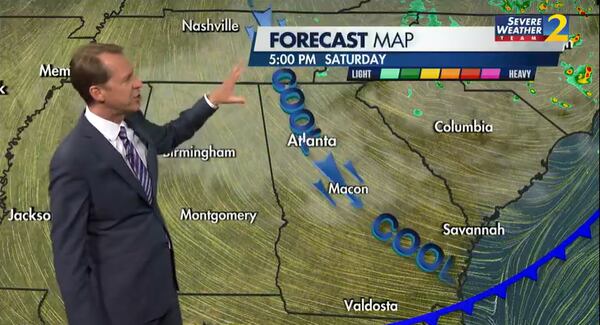 Channel 2 Action News meteorologist Brad Nitz delivers the weather forecast for Saturday, May 7, 2022.