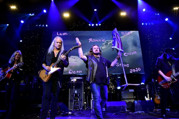 performs onstage at One More For The Fans! - Celebrating the Songs & Music of Lynyrd Skynyrd at The Fox Theatre on November 12, 2014 in Atlanta, Georgia. The guests of honor perform at the end of "One More For The Fans! - Celebrating the Songs & Music of Lynyrd Skynyrd." Photo: Getty Images/Blackbird Productions