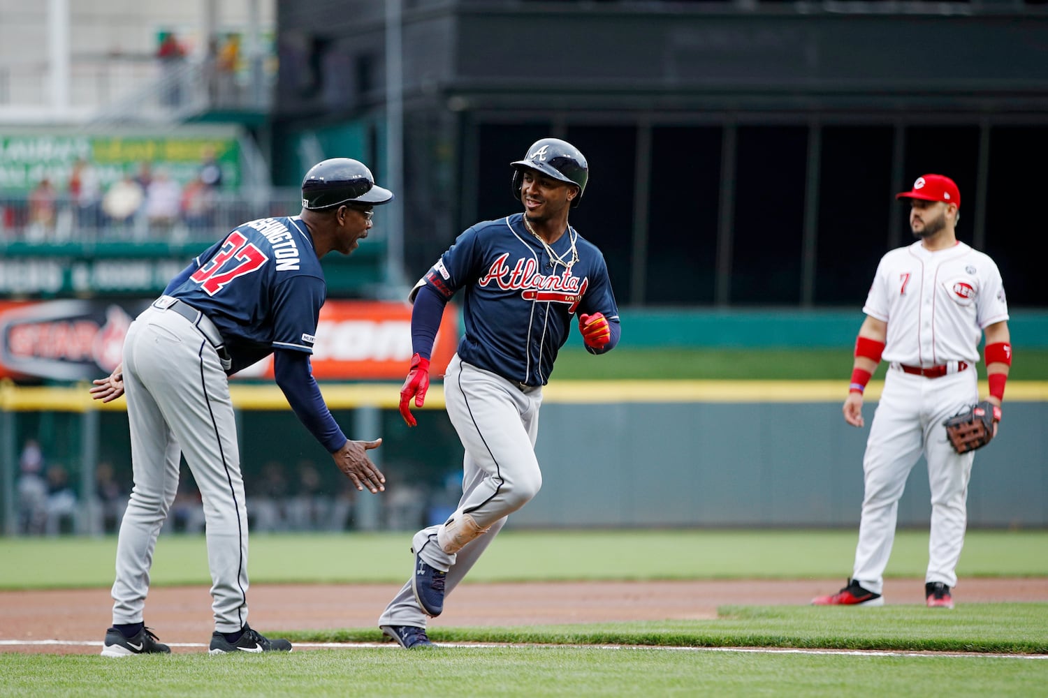 Photos: Soroka on the mound as Braves face Reds