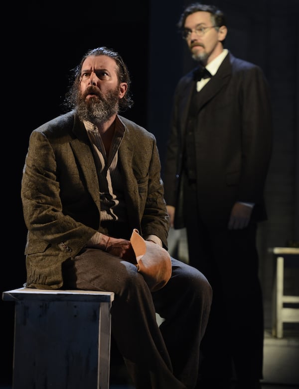 Rob Lawhon (left) and Jeremy Aggers appear in the Alliance Theatre's "Darlin' Cory," an Appalachian folk musical.

Courtesy of Greg Mooney