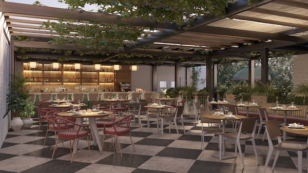 A rendering of Willow Bar at Kimpton Sylvan Hotel. / Courtesy of Kimpton Hotels & Restaurants