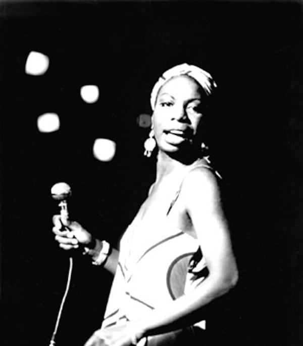 Nina Simone, shown in the 1960s.