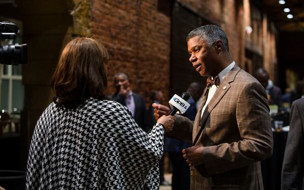 State Representative James Beverly (right) is a Macon Democrat. (Christina Matacotta for the AJC)