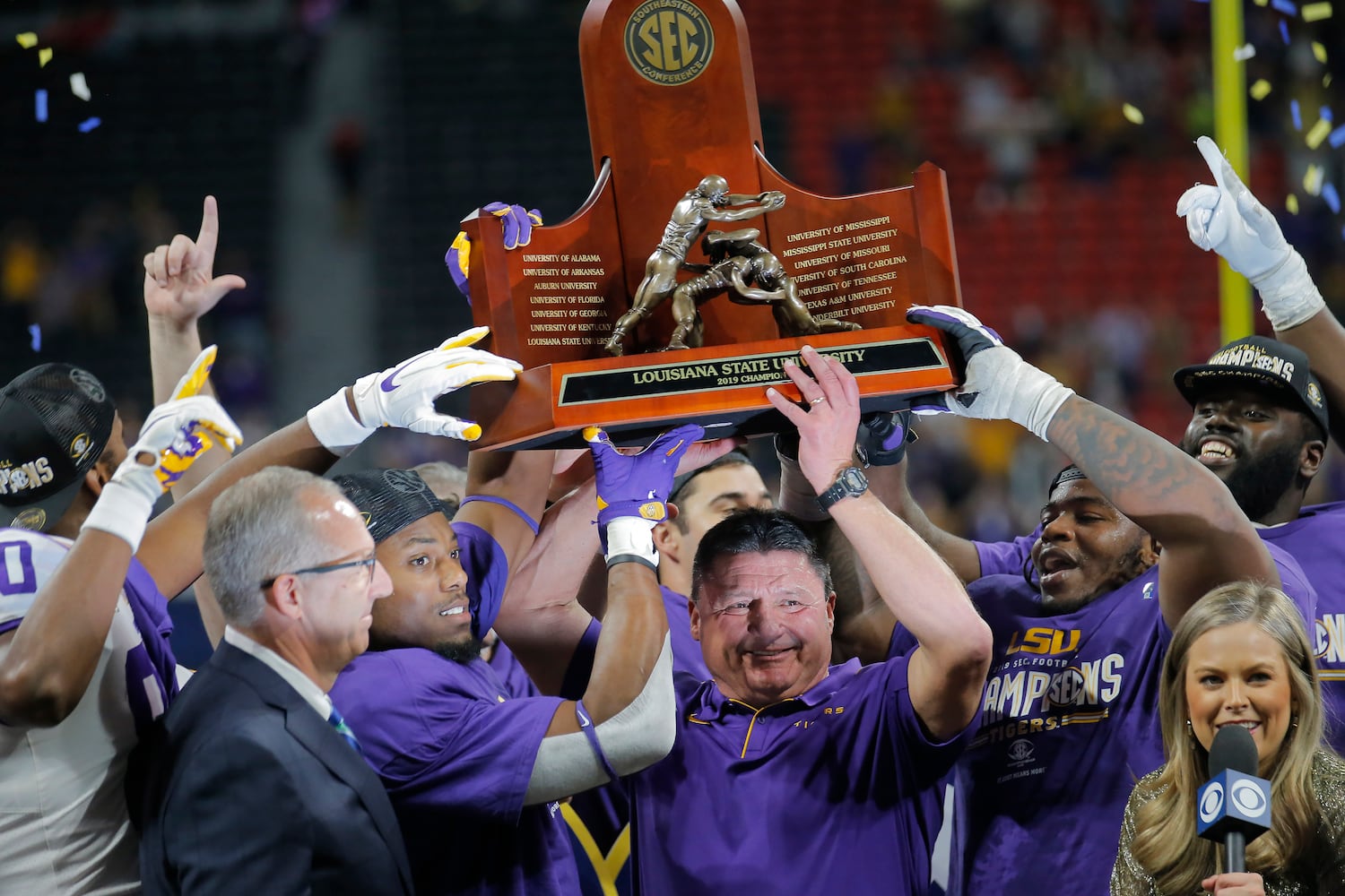 Photos: Bulldogs crushed by LSU in SEC Championship game