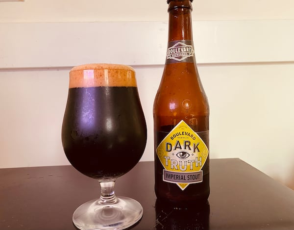 Boulevard Brewing's Dark Truth imperial stout is complex, with pronounced bitterness and notes of rich, dark chocolate. Bob Townsend for The Atlanta Journal-Constitution