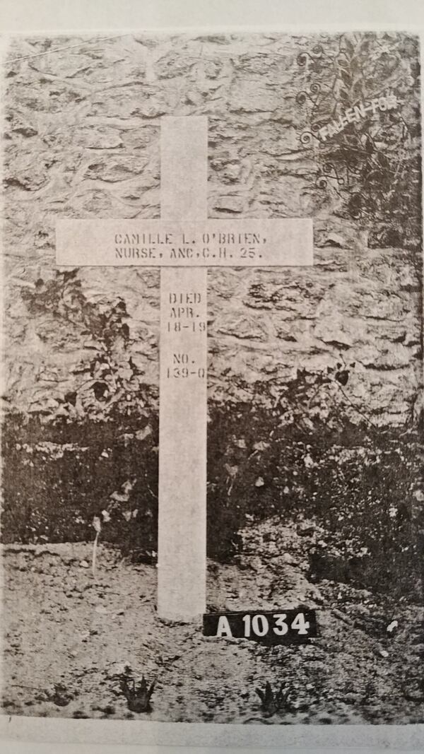 Site of O'Brien's grave in Blois, France.