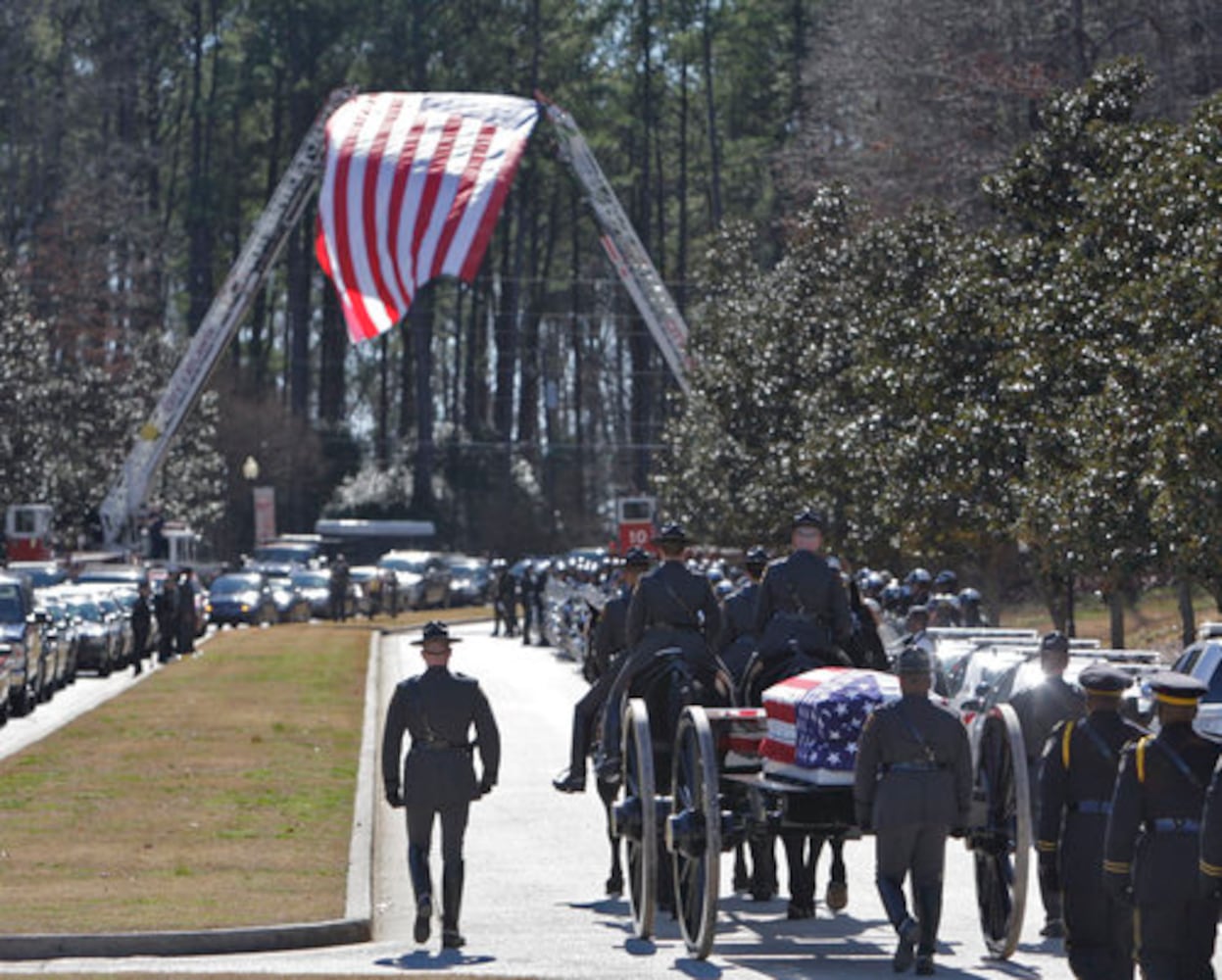 Funeral for Atlanta Police Officer Gail Thomas